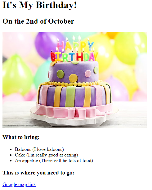 Birthday preview
