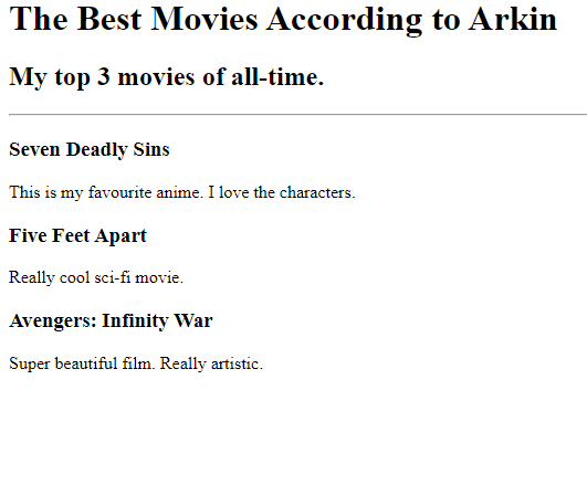 Movie ranking preview